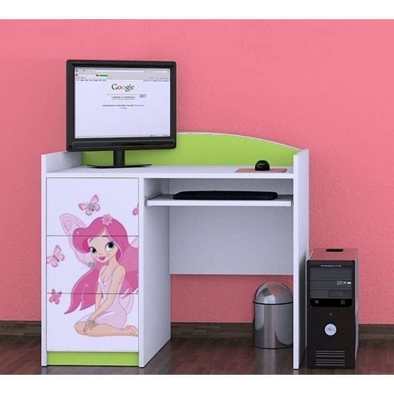 Northup 100cm Computer Desk, Green
