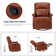 Manning 29.6'' Wide Genuine Leather Manual Recliner