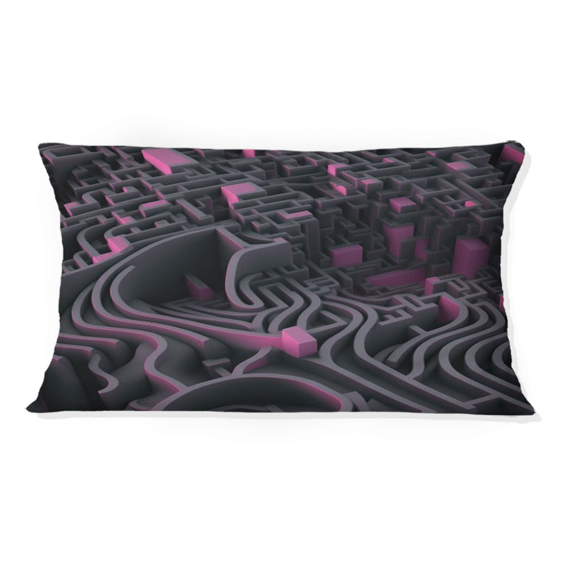 Coussin Futuristic Labyrinth