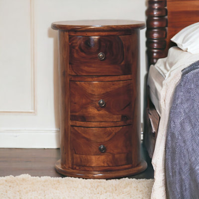 Kuala Solid Wood 32cm W 3 - Drawer Chest of Drawers