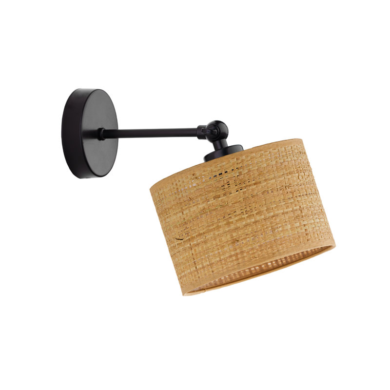 Aara Swing Arm Sconce, Black