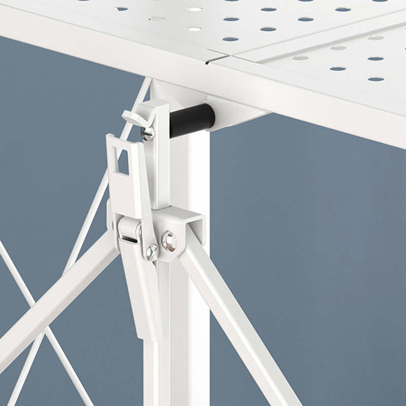 Maclyn 28'' W Metal Storage Rack, White