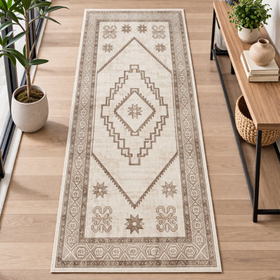 Oriental Machine Tufted Shag Area Rug