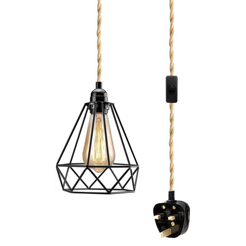 Kuhnhenn 1 - Light Black Geometric Pendant, Yes