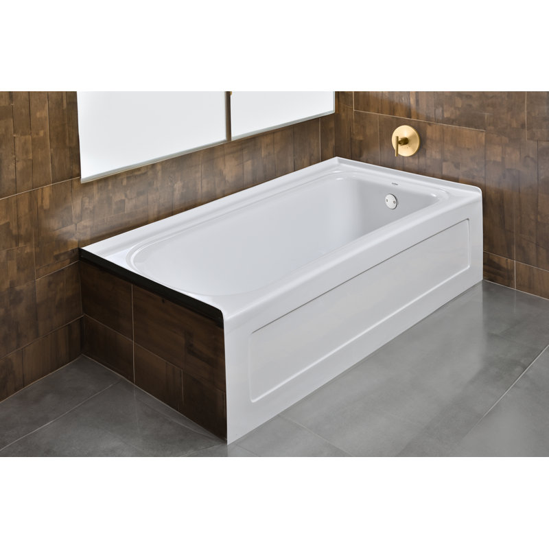 Baignoire de trempage en alcôve 60 "x 32" Vision, Droite