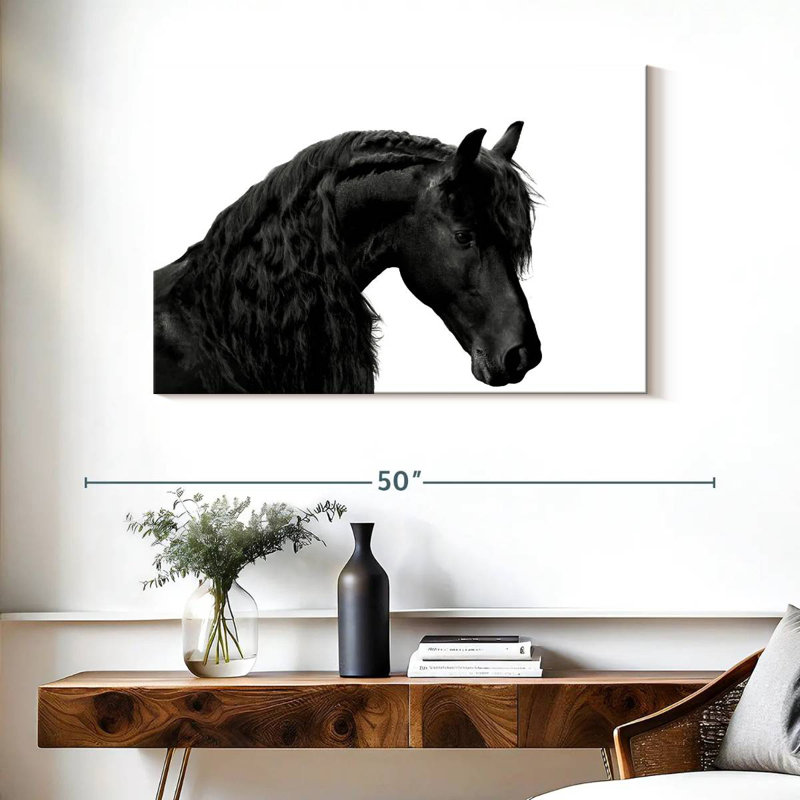 Classic Black I, 26" H x 39" W