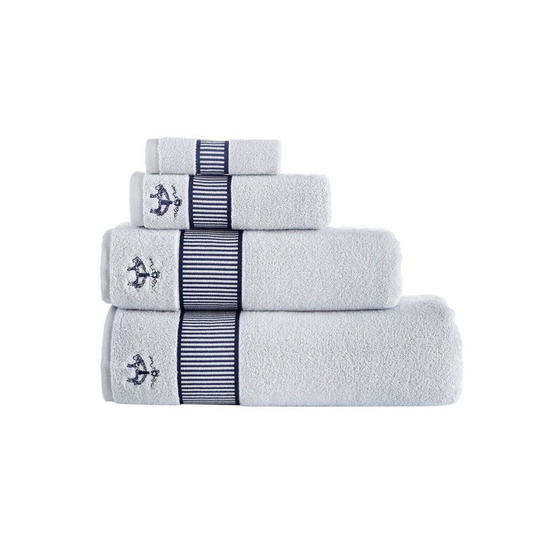 Turkish Cotton Midweight Bath Sheet, Silver