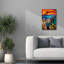 «Scream» par Artpoptart, art mural sur toile, 18 po x 26 po