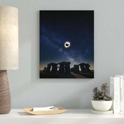 «Eclipse at Carhenge», reproduction de photo