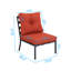 Chaise longue d'extérieur sans accoudoirs 1 pièce