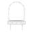 Floating Makeup Vanity Desk With Mirror & 3-Color Lights, Wall Dressing Table With Power Outlet, Compact Vanity, Large Storage