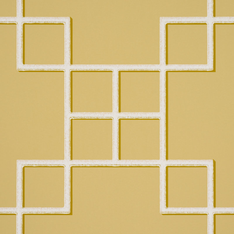 Georgette Trellis Wallpaper, Yellow
