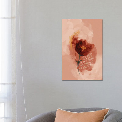 Okay to Feel More Than One Thing 1 Piece Wrapped Canvas Painting