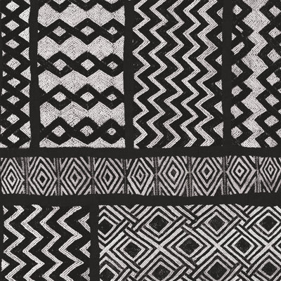 Kuba Abstract III BW by Sue Schlabach - Wrapped Canvas Print