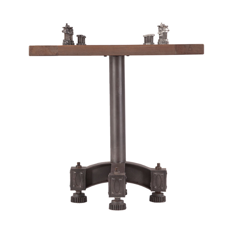 Rustic Revival Home Trends & Design 30'' L Solid Wood Chess / Checkers Table