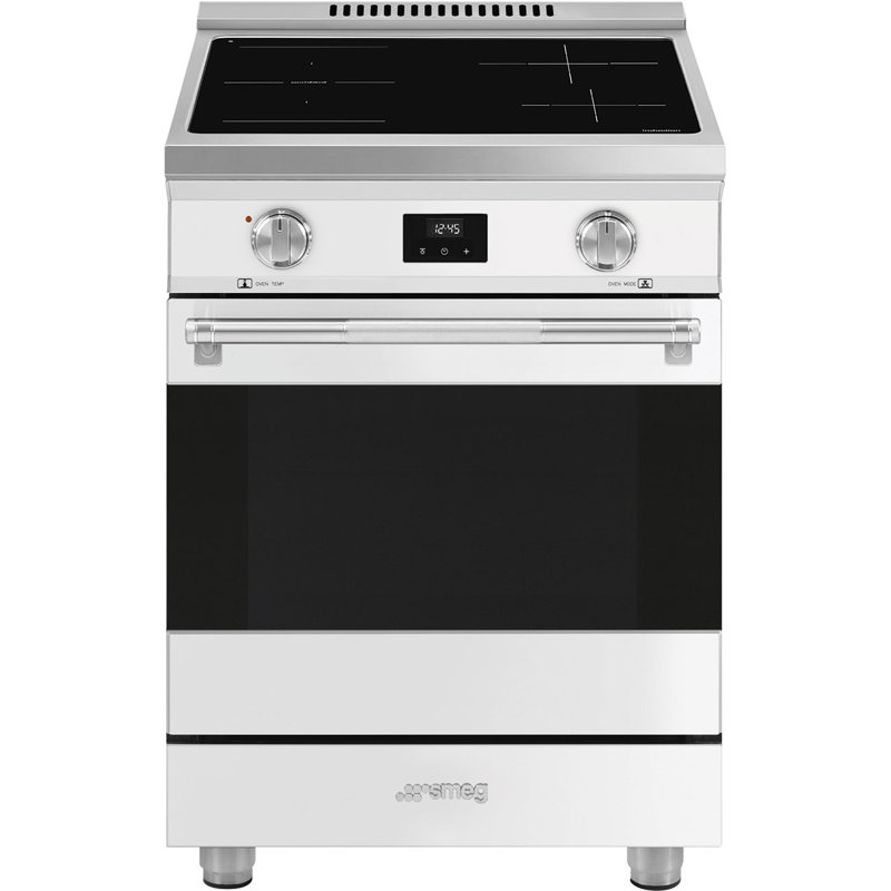 SMEG Professional Range, 24" - INDUCTION, Matte White