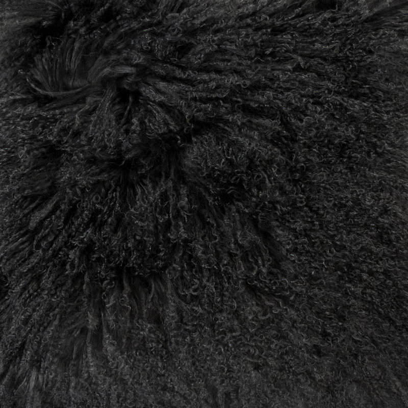 Reversible Throw Pillow, Black