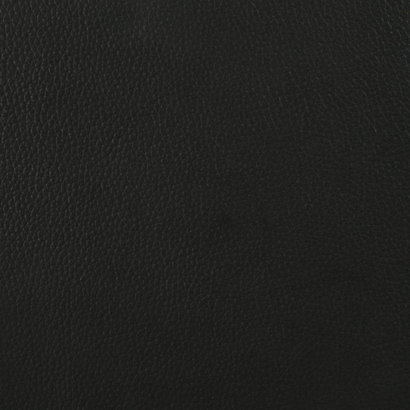 Lit plateforme en cuir véritable Jenna, Grand, Noir