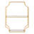 Johnalbert 3 Piece Scalloped Metal Accent Shelf-1058605051