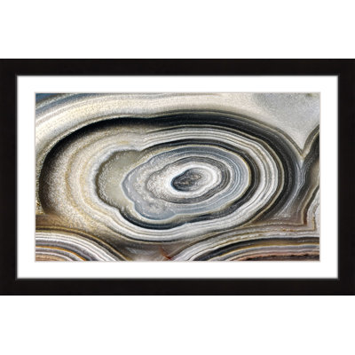 « the eye of the geode », reproduction d’art encadrée