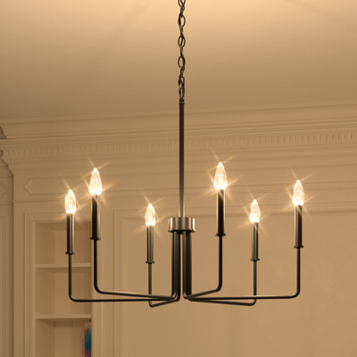 Domonque 6-Light Dimmable Candle Style Chandelier