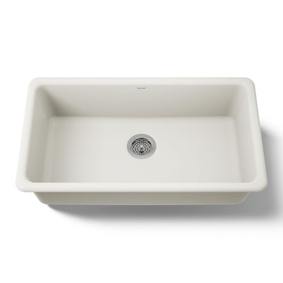 Iron/Tones 33" top-/undermount single-bowl kitchen sink