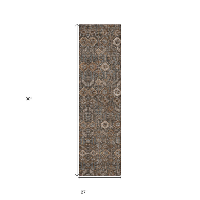 Tapis de couloir d'extérieur 8 pi