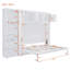 Lit escamotable mural avec armoires Murphy