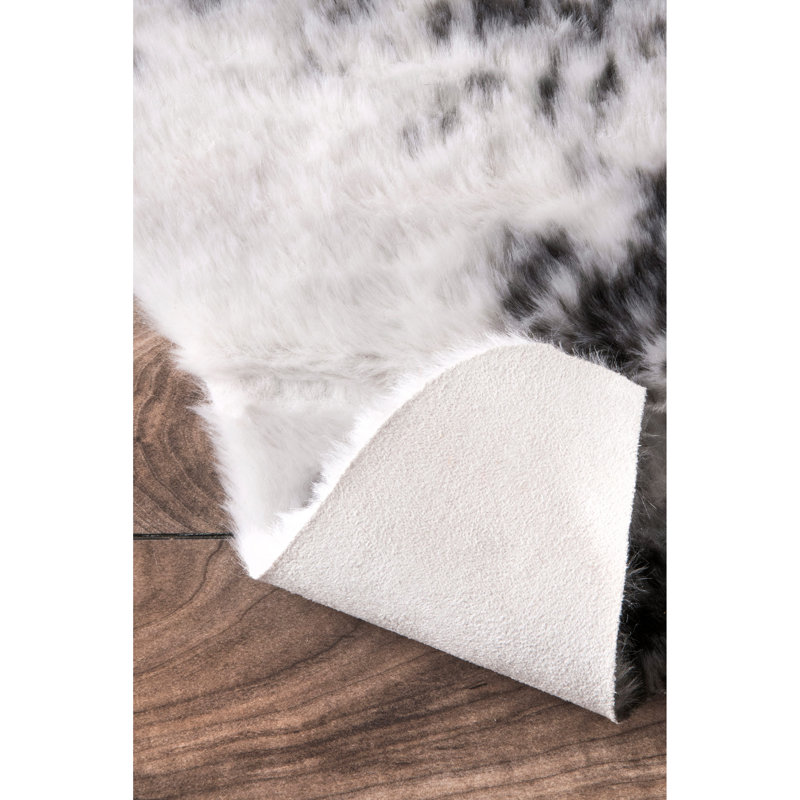 Tapis noir Lexi, Rectangle 5 pi x 6 pi 7 po
