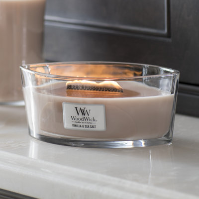 Ellipse Vanilla & Sea Salt Scented Jar Candle