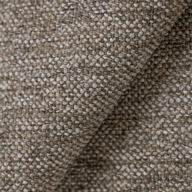 Lit standard tapissier Illy, Très grand californien, Tweed Sustain® granit Milsap