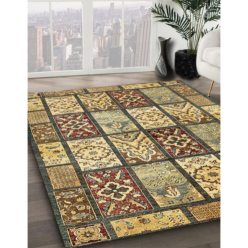 Abstract Indoor Rug, Square 3'