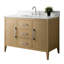 Meuble-lavabo simple 48 po avec plateau en marbre-122239076-122239075