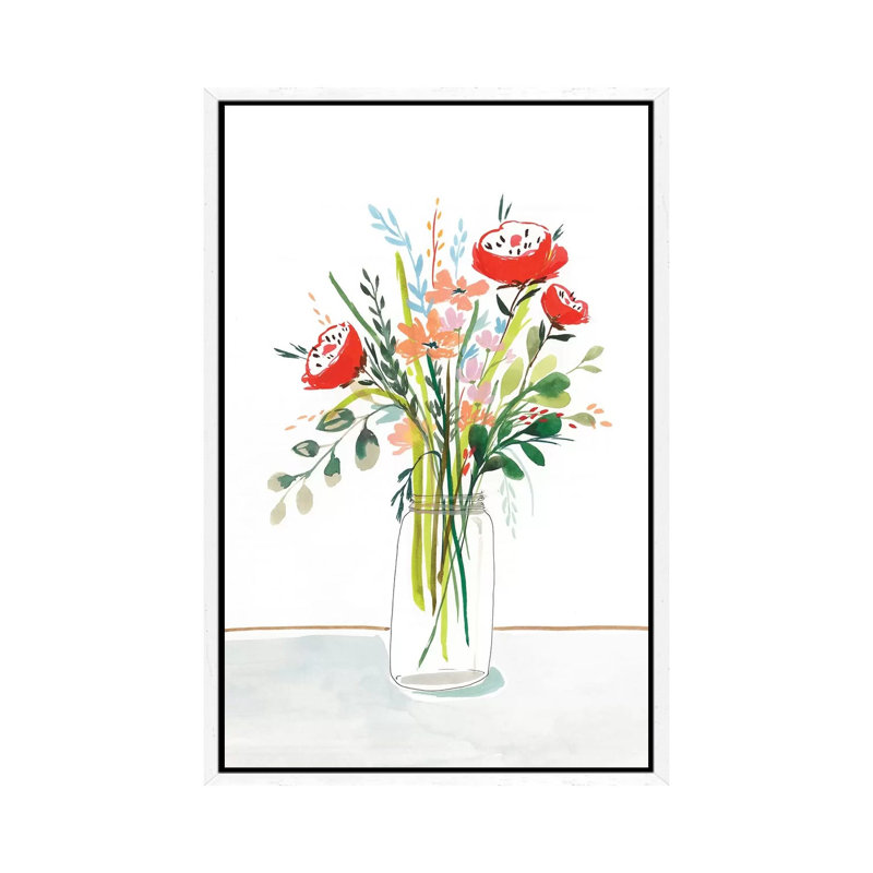 Spring Clean I by Asia Jensen - Print on Canvas, White Framed, 66.04 cm H x 45.72 cm W