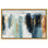 «Descent in Gold IV Green», reproduction d'art sur toile par Art Remedy