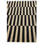 Tapis noir et blanc Ponce