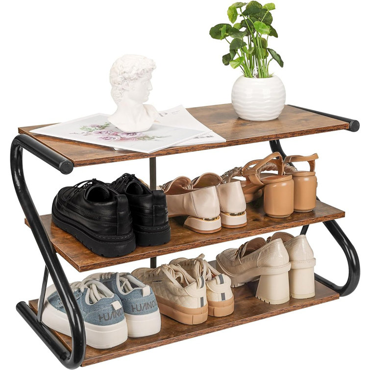 Rebrilliant 6 Pair Shoe Rack