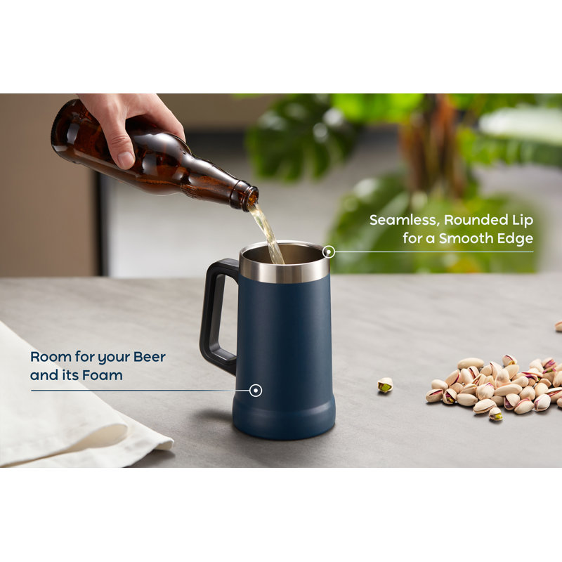 Tasse de camping en acier inoxydable , Marine