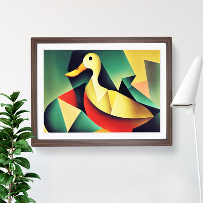 Exclusive Abstract Duck - Single Picture Frame Print