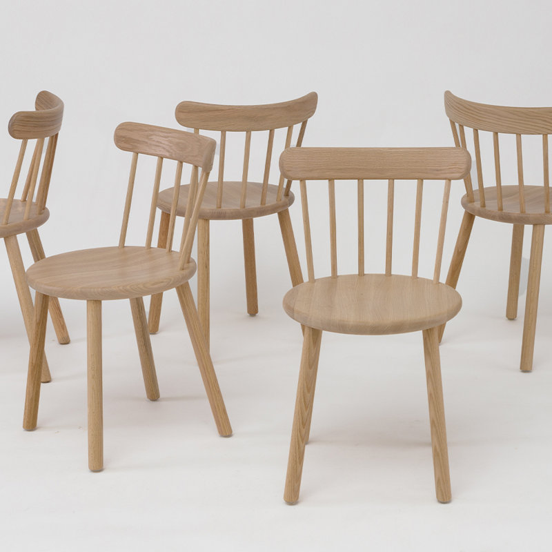 Ai Solid Wood Dining Chair, Oak