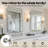 Contemporary Pivot Bathroom Vanity Mirror with Adjustable Tilt | Stainless Steel Frame-1180799725-1175207714