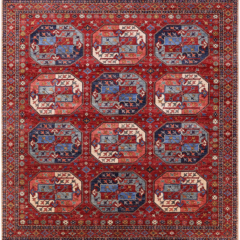 Oriental Indoor Rug, Square 5'