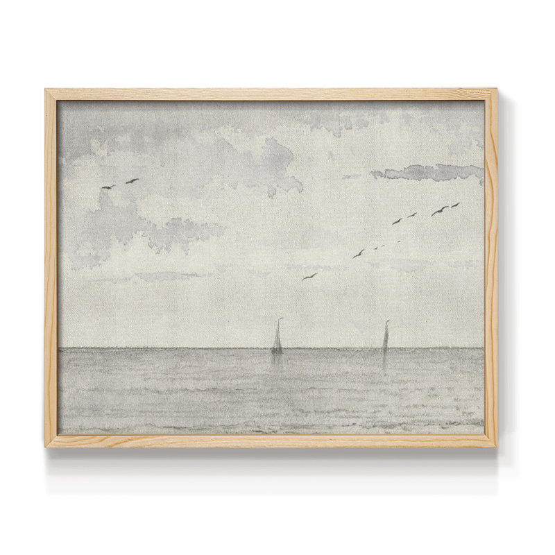 Paysages rétro-CCXC-reproduction encadrée, Naturel, H 22 po x l 28 po