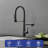 Single Hole Pull Down Kitchen Faucet With Pot Filler Single Handle Kitchen Sink Faucets Stainless Steel Kitchen Basin Taps With Sprayer-126529678