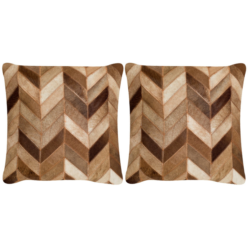 Coussin décoratif , 18 po x 18 po, Brown