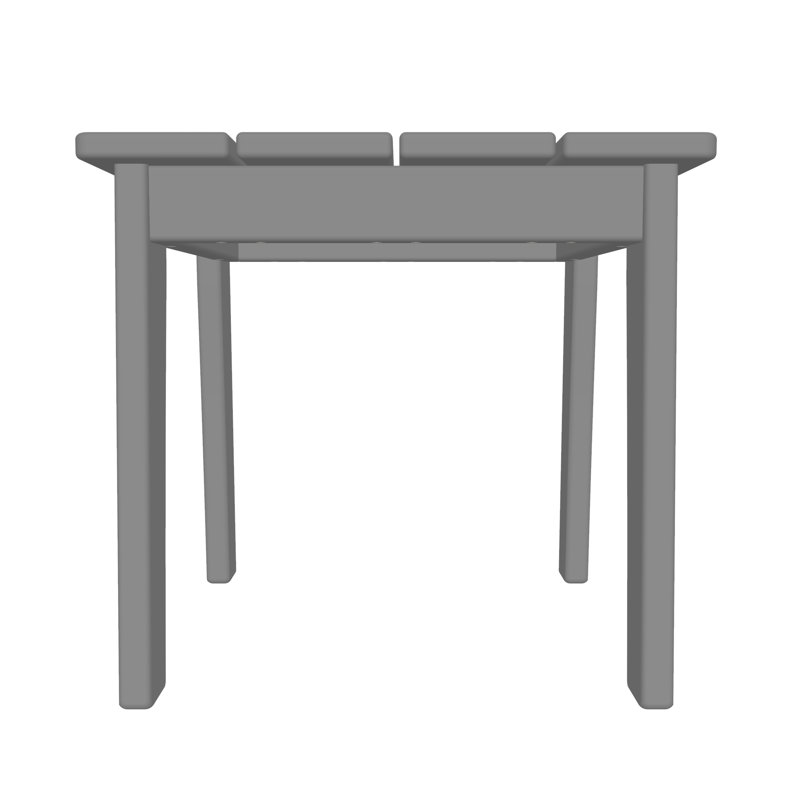 POLYWOOD X  Sol 72 End Table, Mahogany