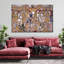 Mythes indiens, Rama et Sita, reproduction sur toile-854977132