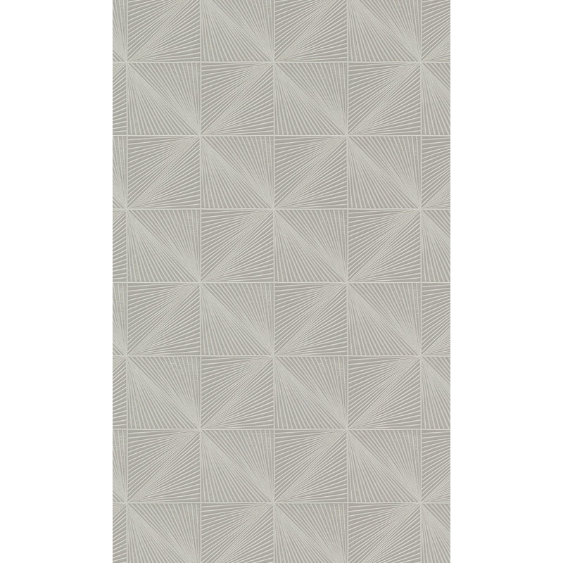 Papier peint à motif de losanges, Gris