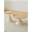 TABLE RONDE BLANC + BOIS