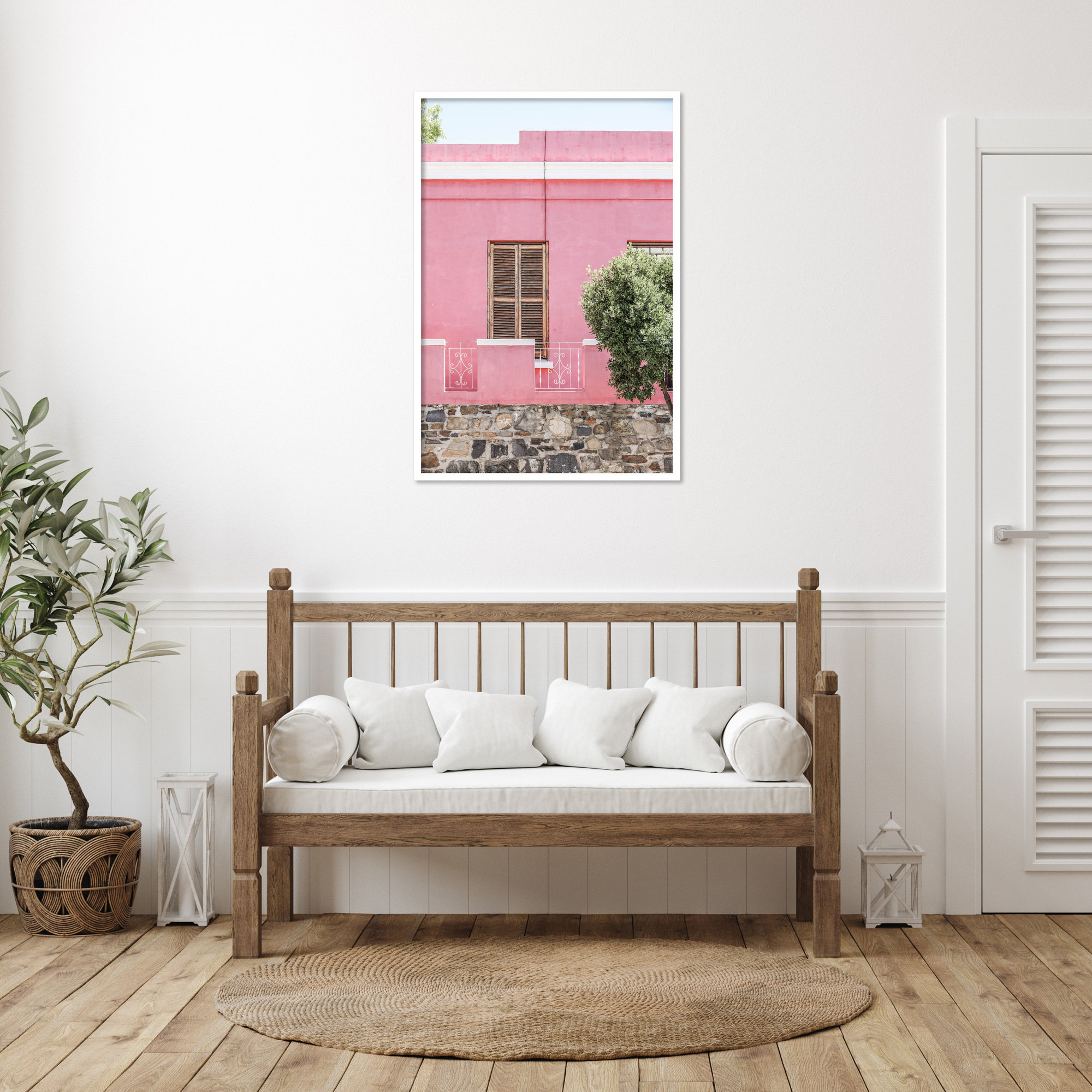 Love Street by Shot by Clint Wood Framed Wall Art Print, 41" H x 28" W, White